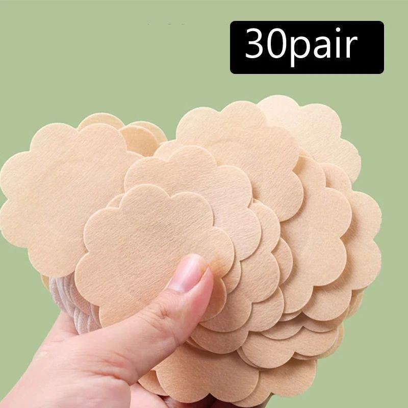 30Pair Nipple Cover Stickers Women Breast Lift Tape Pasties