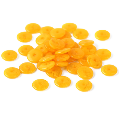 仿蜜蜡鸡油黄隔片垫片手串配珠