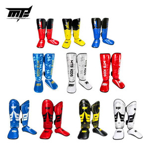 MTB泰拳护腿搏击散打拳击成人儿童男女专业训练护胫护小腿护具