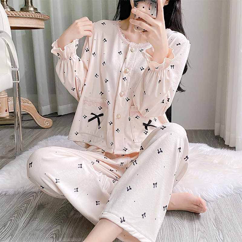海岛绒睡衣女秋冬吊带睡裙家居服