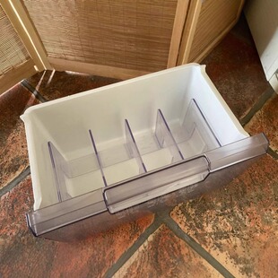 双开门冰箱冰柜冷冻收纳整理盒抽屉式保鲜盒食品级省空间塑料侧门