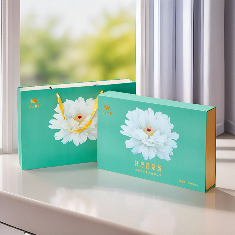 山东牡丹特产帝王牡丹花朵茶丹凤整朵牡丹全花茶15朵高档礼盒装