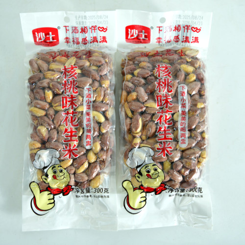 沙土核桃味花生米300g下酒菜小吃