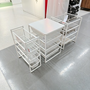 宜家代购尤纳赛尔框架网篮顶层搁板卧室整理架置物架收纳架储物架