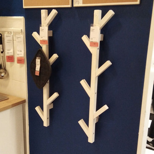 宜家代购图西格挂件现代北欧经典造型挂钩挂衣架客厅门厅东西挂架