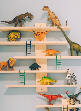 宜家卢斯蒂格墙搁板 37x37厘米收纳架置物架玩具展示架国内代购