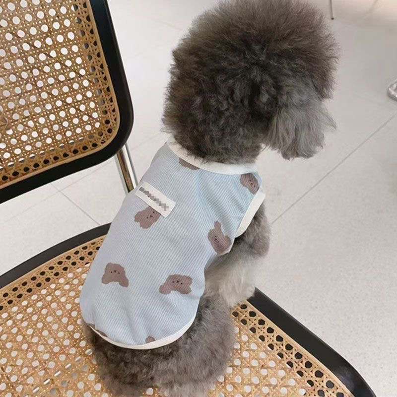 夏天宠物猫咪小狗狗衣服薄款防掉毛博美马尔济斯比熊泰迪吊带背心