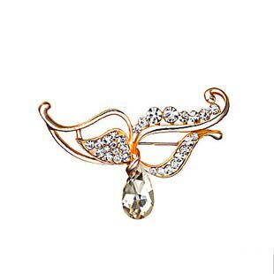 Broche femme en Zircon diamant - Ref 1178419 Image 4