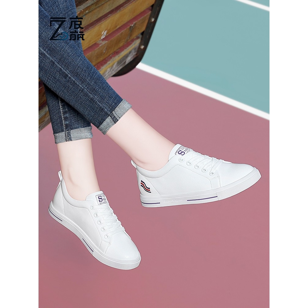 莆田纯原软牛皮小白鞋女真皮2025新款女鞋百搭孕妇运动休闲鞋软底