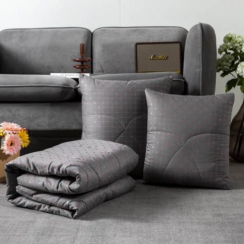 薇尔菲娜纯棉两用抱枕被汽车靠垫