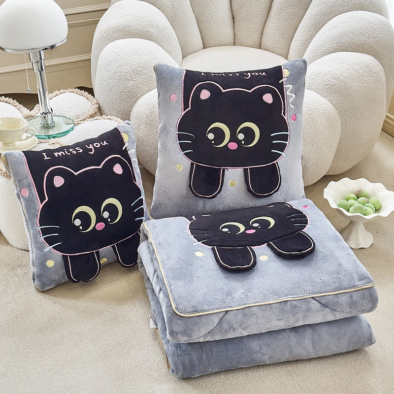 新款卡通两用抱枕被加厚车载靠垫二一沙发办公室折叠毛毯,居家布艺,抱枕被,淘宝优惠券,粉丝福利购,淘宝优惠卷