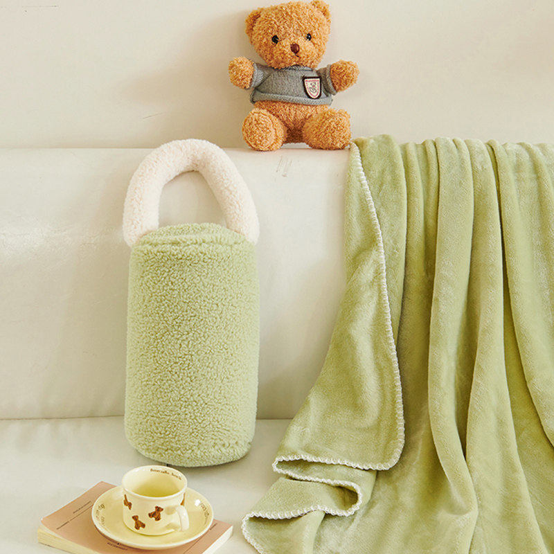 水晶绒二一加厚抱枕被毛毯圆形汽车靠垫两用办公室趴睡枕头盖毯,居家布艺,抱枕被,淘宝优惠券,粉丝福利购,淘宝优惠卷