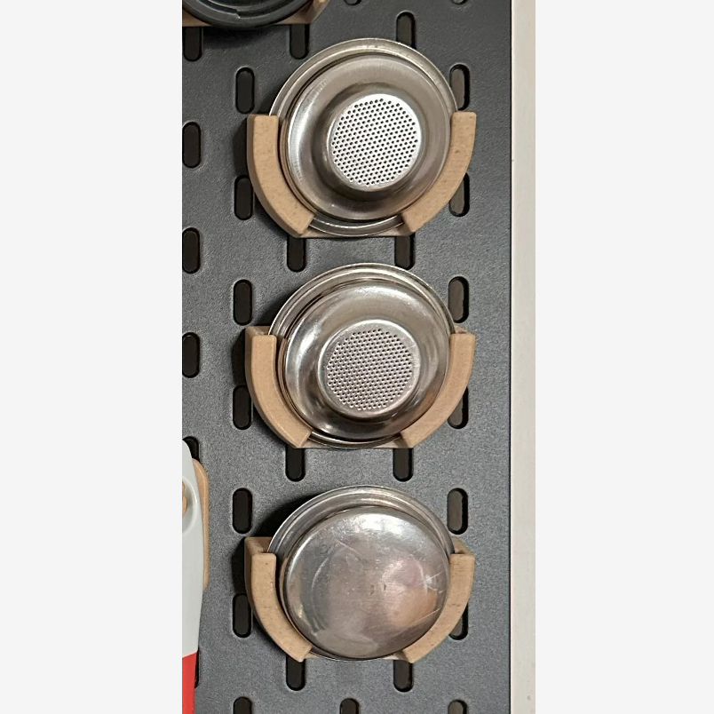 咖啡58MM粉碗收纳支架适用宜家SKADIS洞洞板配件可改金属方孔圆孔,收纳整理,收纳洞洞板,淘宝优惠券,粉丝福利购,淘宝优惠卷