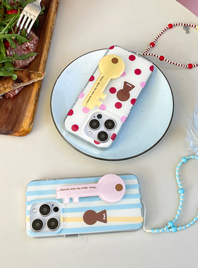 Puui原创适用苹果17pro透明手机壳iphone16promax手机壳15promax带链条苹果16pro/15pro简约17promax手机壳