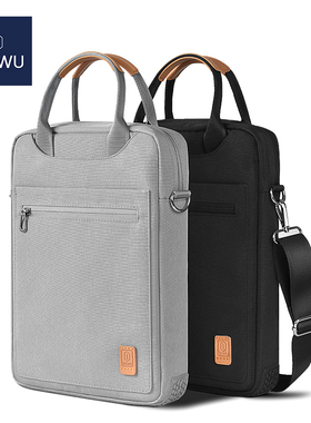 适用苹果笔记本macbookpro13寸电脑包13.3英寸M1手提内胆包air3/4单肩背包ipad pro12.9寸11平板包防水震斜挎