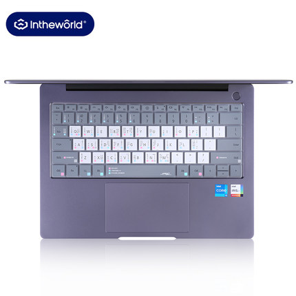 极川适用华为matebook D14/D14 SE Linux版键盘膜笔记本14.2英寸电脑功能键盘膜2024/2023款保护贴膜防尘防水