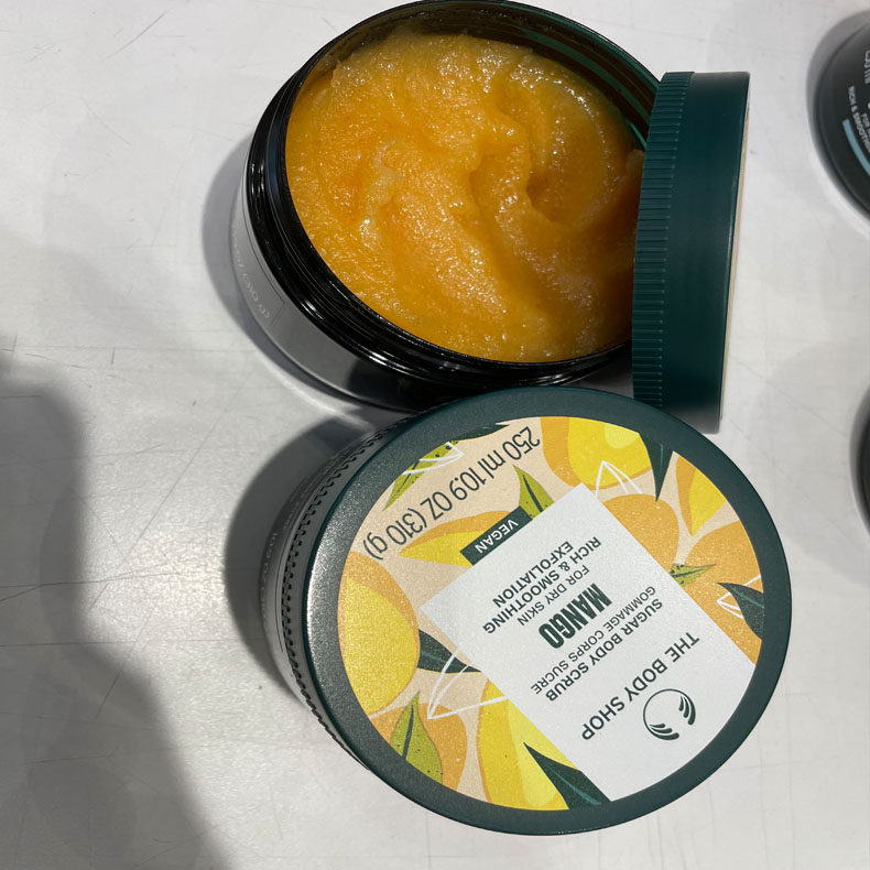英国THE BODY SHOP深层清洁磨砂膏保湿去角质热情果250ML