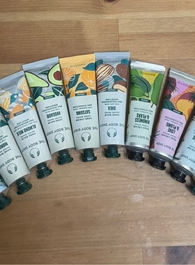 英国THE BODY SHOP护手霜玫瑰果香滋润保湿辣木西柚橄榄芒果 30ml