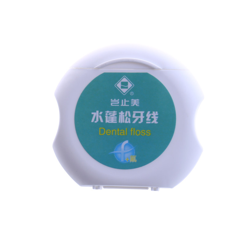岂止美水蓬松牙线50米 护龈结石牙菌斑防蛀清洁便携去渍清新家庭