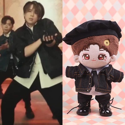 20厘米mirror娃衣姜濤keungto《Sheesh》MV同款20CM棉花娃娃公仔