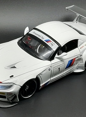 RC蚊车改装宝马Z4合金车壳适用MINI-Q MINI-D 伟力K969手工成品壳