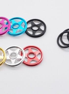 田宫 四驱车配件 19mm CNC镂空染色阳极五星导轮合集 95438/95397