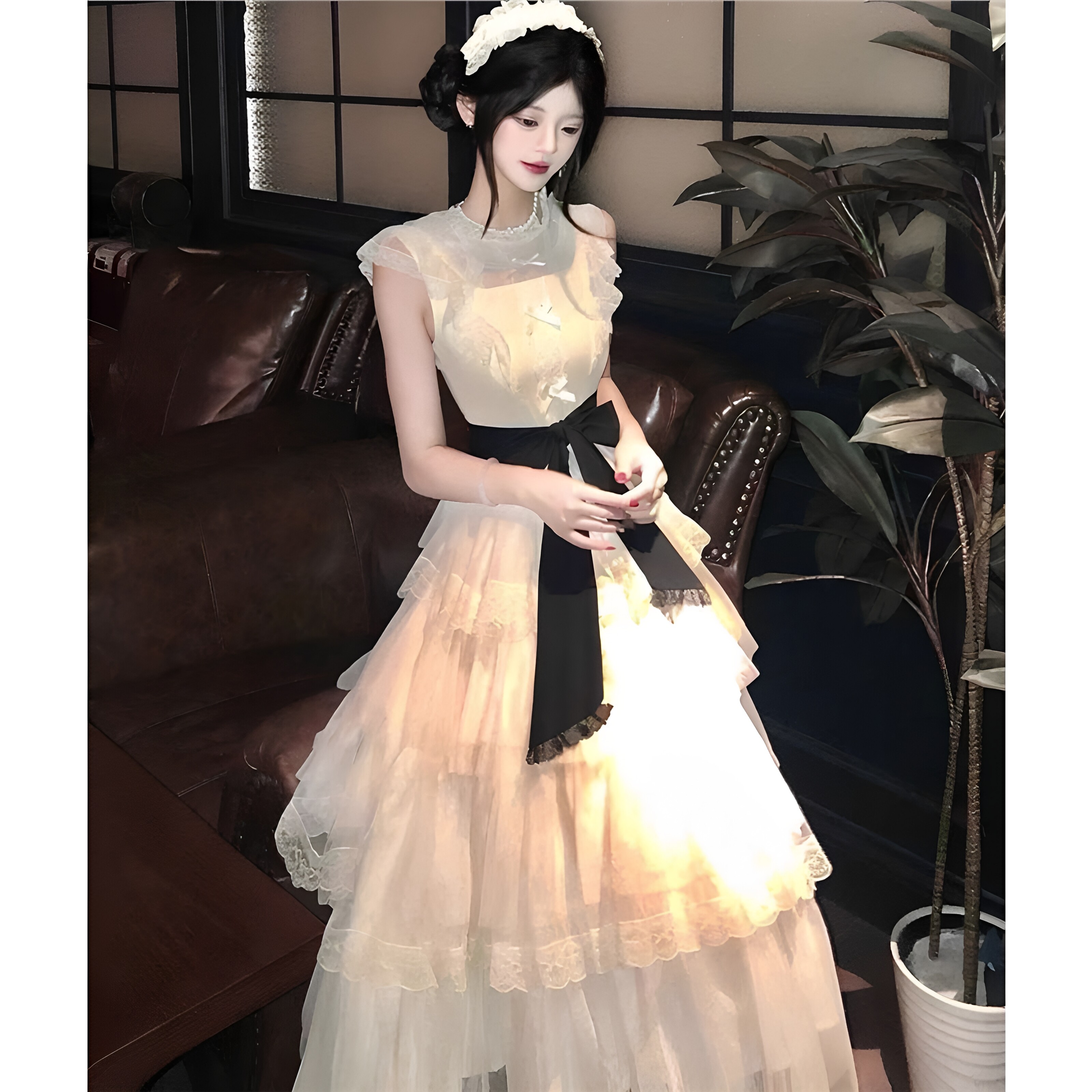 象牙塔梦幻日常OP纱蓬蓬礼服