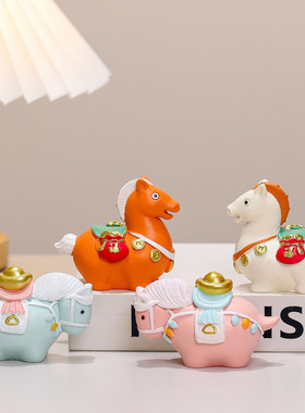 2026新款马上有钱国潮小马摆