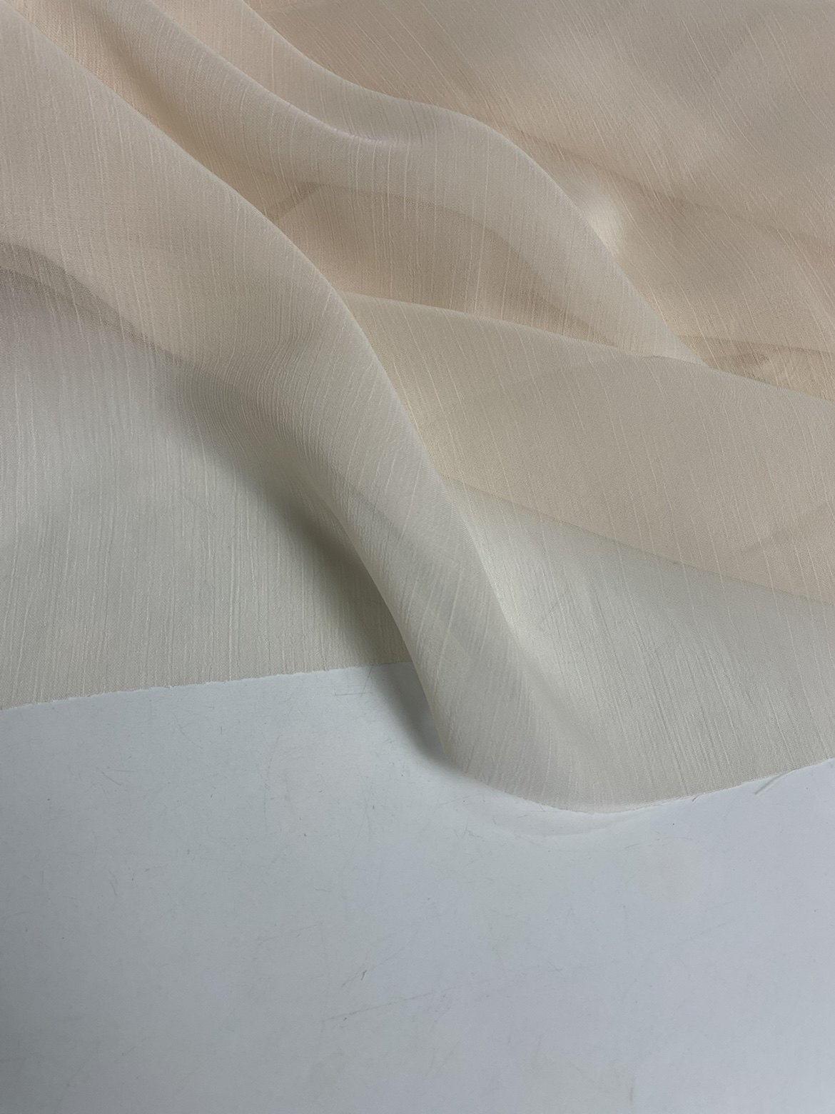 G09夏季纯色素色雪纺布头飘逸柔软透气连衣裙上衣汉服diy服装面料