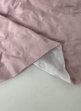 单面绗缝夹棉布料外套马甲棉服服装里布手工保暖里子行棉面料H42