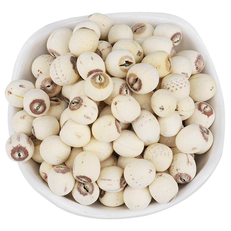 湘莲白莲干货500g带芯磨白即食