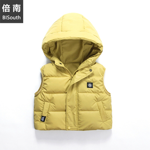 中小童女男童装 儿童羽绒马甲外穿正品 宝宝婴儿幼儿加厚款 三防