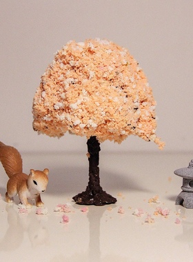 微景观仿真树3D打印古风凉亭鼎园林沙盘手工造景DIY盆栽装饰摆件