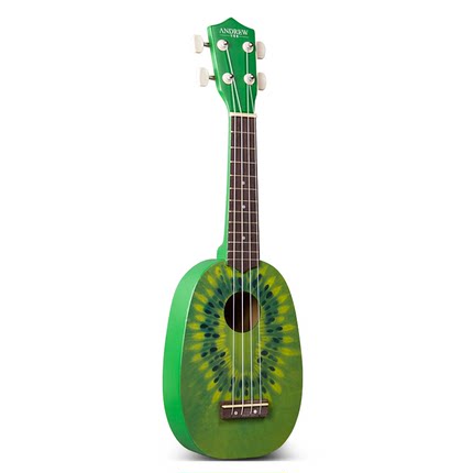 彩色卡通西瓜乌克丽丽ukulele夏威夷四弦小吉他菠萝尤克里里21寸