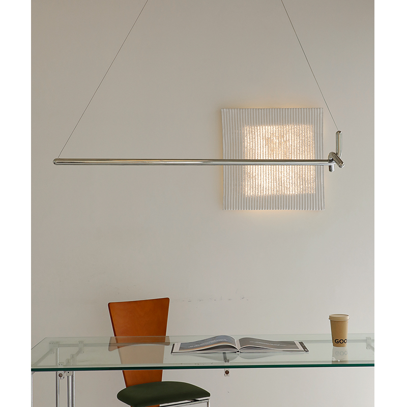 极简餐厅吊灯高级感餐桌设计师