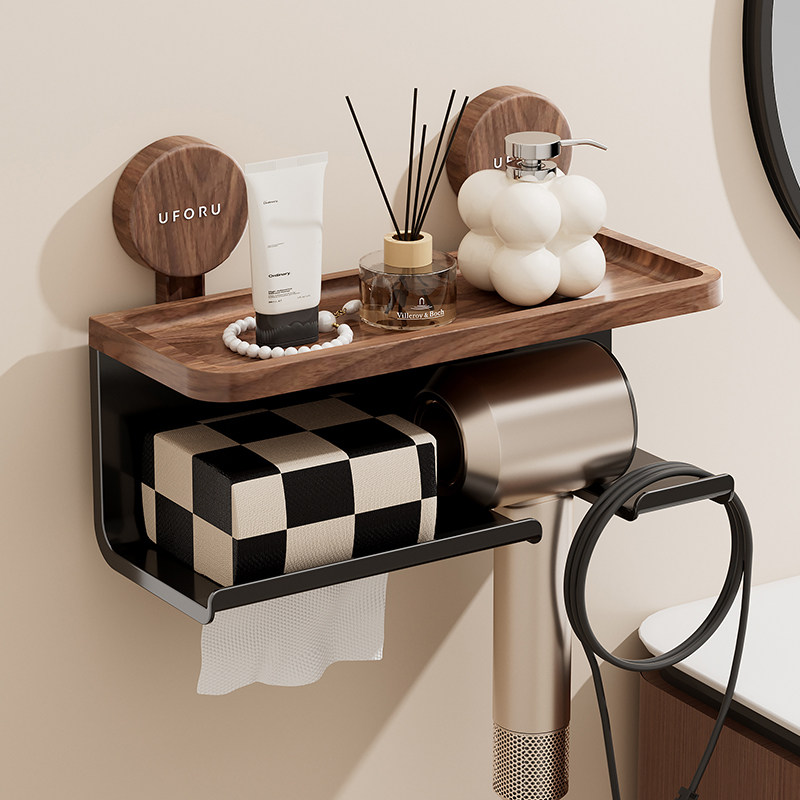 吹风机置物架吸盘卫生间免打孔壁挂收纳架解放双手懒人电吹风支架,家庭/个人清洁工具,吹风机置物架,淘宝优惠券,粉丝福利购,淘宝优惠卷