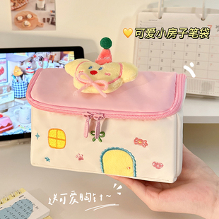 笔袋高颜值ins风初中女生大容量文具盒小学生女孩新款可爱铅笔盒