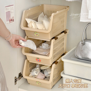 内衣内裤袜子三合一收纳盒家用衣柜收纳神器贴身衣物分装整理箱