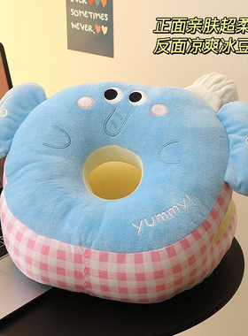 午睡枕趴睡枕学生午休神器办公室桌上工位仰睡枕头冰丝双面趴趴枕