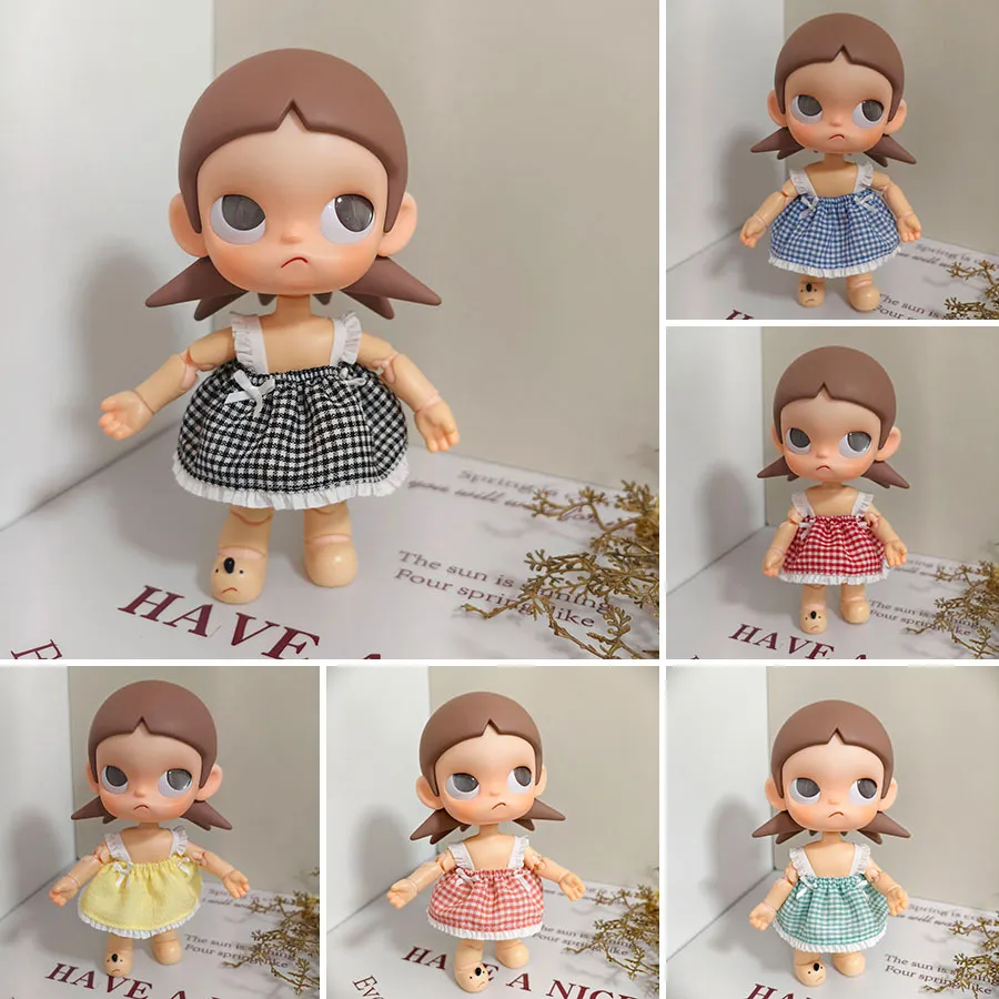 嘎子姐衣服格子背带裙可爱zsiga可动人偶向往之处bjd玩偶娃衣甜美