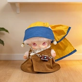 DIMOO新生日记系列娃衣搪胶毛绒挂件戴珍珠耳钉 替换衣创意