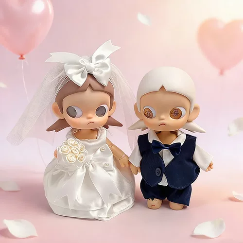 1\8娃衣Zsiga向往之处BJD玩偶娃衣深蓝西装婚纱套装关节嘎姐衣服