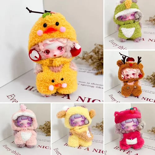 sp娃衣光织园冬日乐章搪胶小兔skullpanda衣服二代【不含玩偶】布