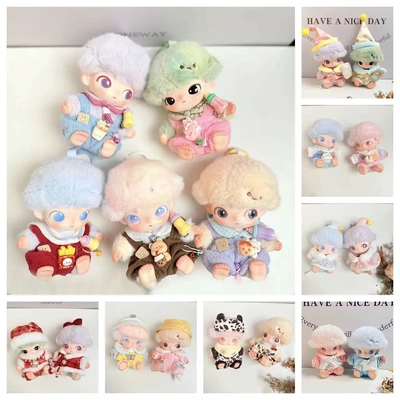 DIMOO新生日记系列娃衣搪胶毛绒挂件背带裤潮玩手办盲盒替换衣服