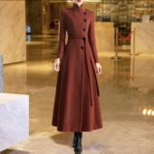 显瘦端庄大气外套 气质显瘦女神范大衣修身 羊绒大衣女2025冬季 新款