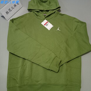 鞋范儿体育 Jordan男子AJ logo加绒连帽运动休闲卫衣FJ7775-340