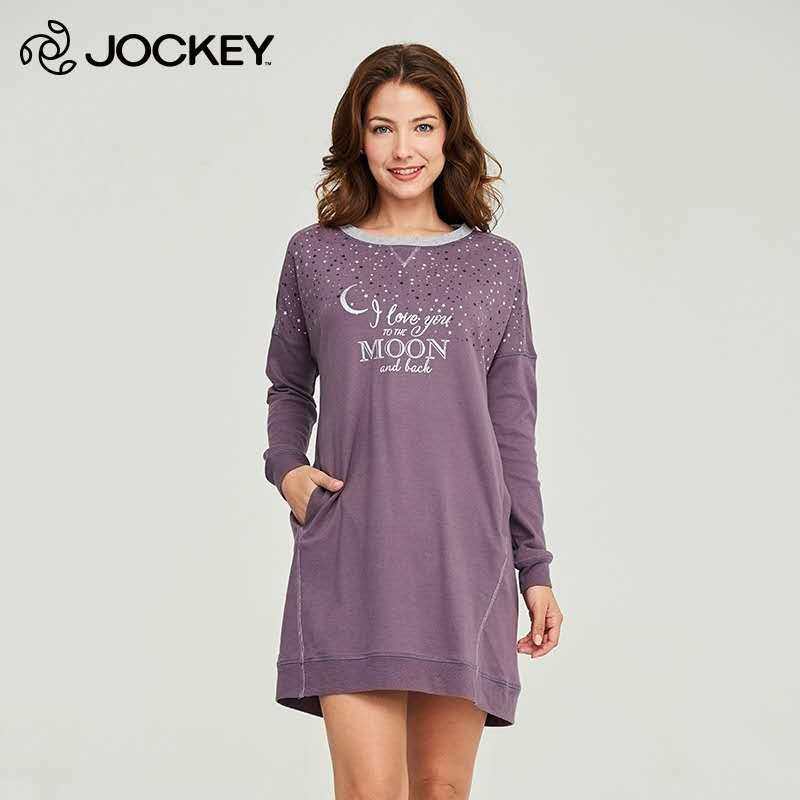 jockey睡衣全棉长袖家居服