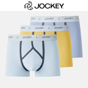jockey男士纯棉四角短裤