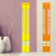 身高标注测量尺儿童房医院诊所身高尺挂图宣传装 饰画墙贴纸SCB32