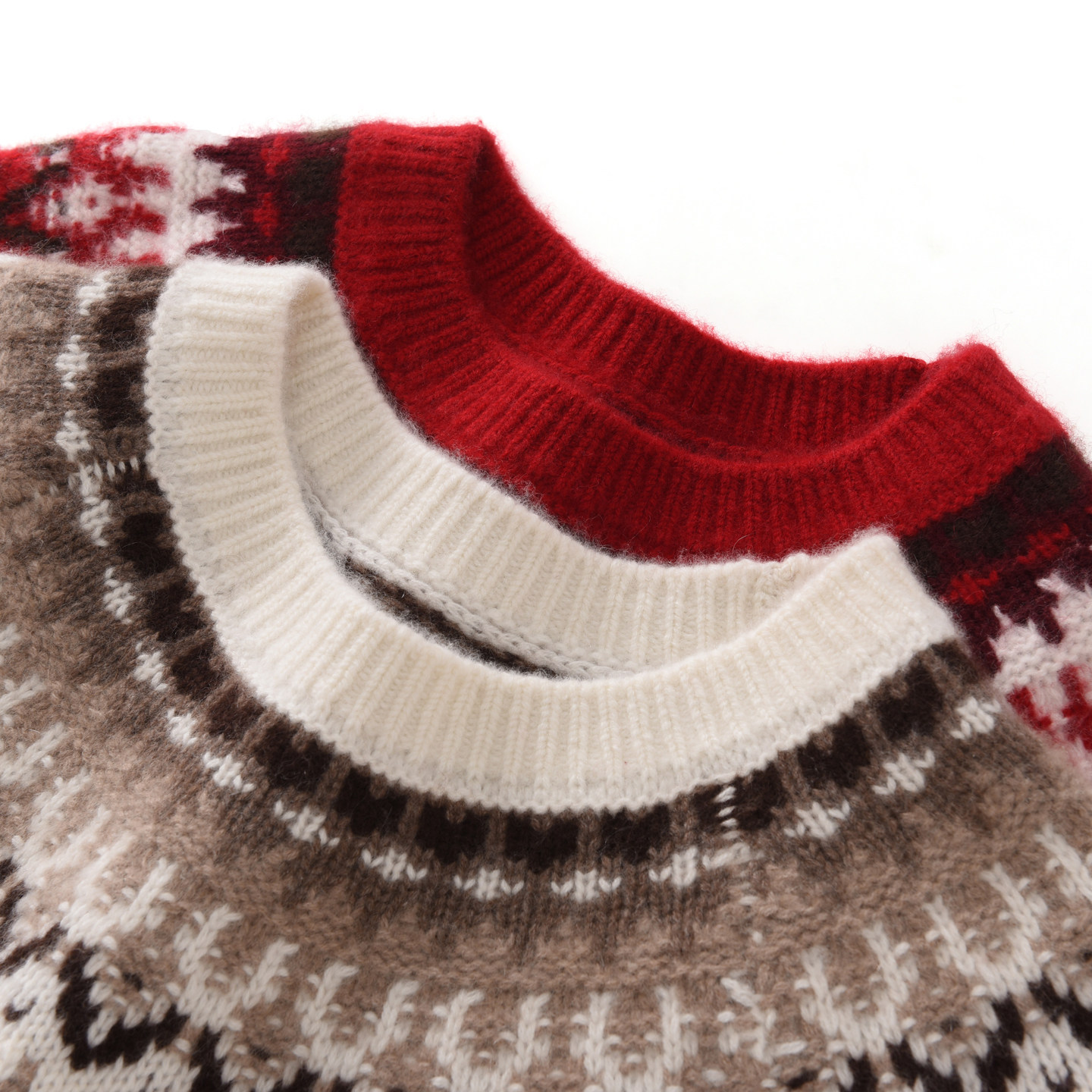 Z.M.R 北欧费尔岛提花 重磅加厚100%纯山羊绒衫女针织慵懒毛衣,女装/女士精品,羊绒衫,淘宝优惠券,粉丝福利购,淘宝优惠卷